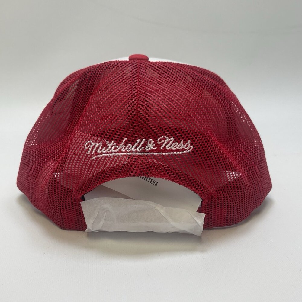 Chicago Bulls Mitchell & Ness Patch Trucker Hat Windy City Adjustable Snapback - Picture 5 of 8